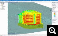 01 - Pressions a la surface d'un modele dans RWIND Simulation