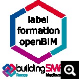 Logo bSF label formation openBIM