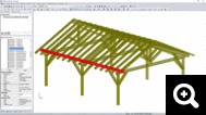 Fichier IFC de Dietrich's dans le lecteur de maquette numerique sur RFEM